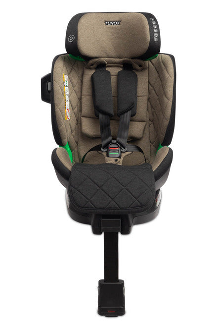 Scaun Auto Turox i-Size IsoFix 0-36kg Kaki Caretero