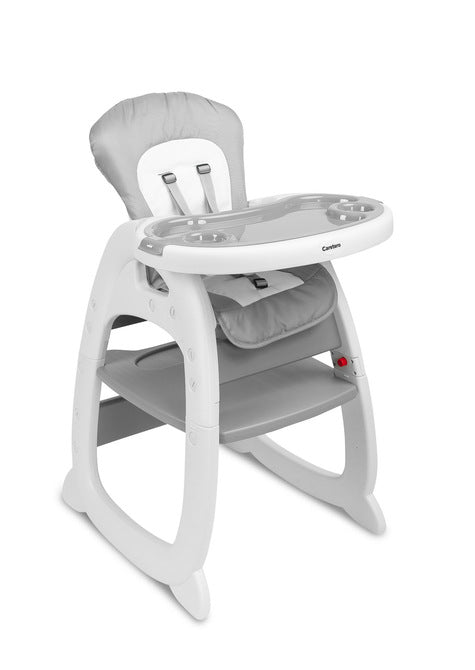 Scaun Inalt 2in1 + Masa Homee Grey Caretero