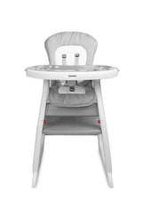 Столче За Хранене 2в1 + Маса Homee Grey Caretero