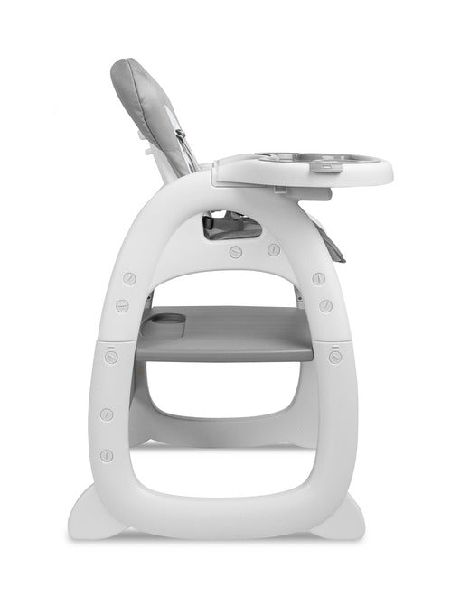 Scaun Inalt 2in1 + Masa Homee Grey Caretero