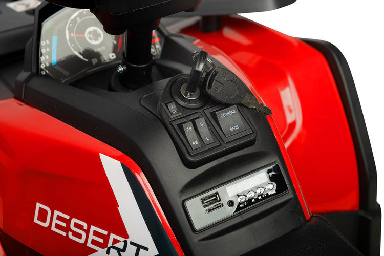 Battery-operated Car Terra Red Caretero Toyz