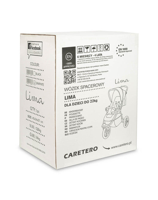 Детска Количка Lima Black Caretero
