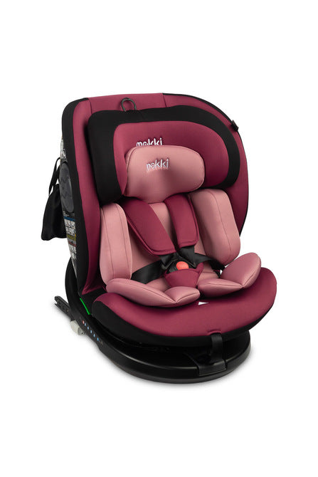 Scaun auto Mokki i-Size IsoFix 0-36kg Dirty Pink Caretero