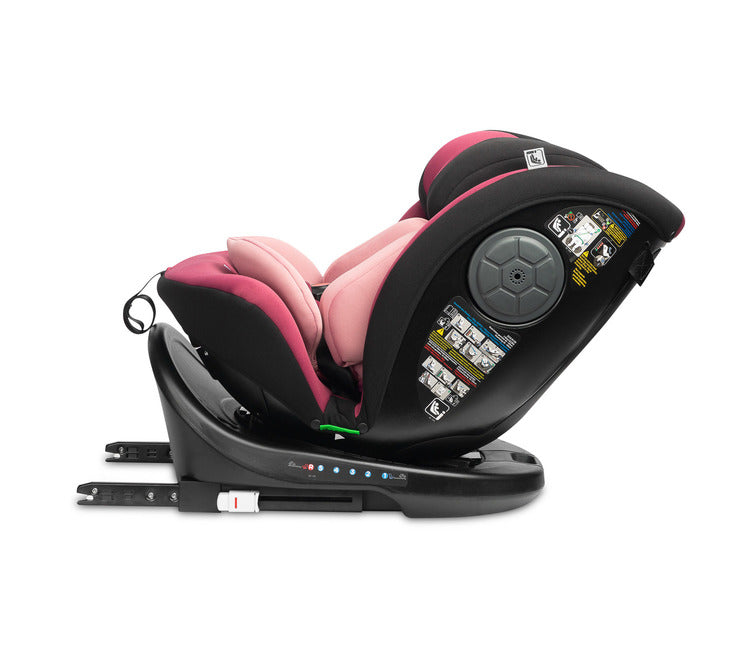 Scaun auto Mokki i-Size IsoFix 0-36kg Dirty Pink Caretero