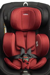 Scaun auto Commo i-Size IsoFix 0-36kg Burgundy Caretero