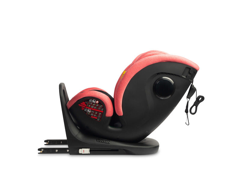 Scaun auto Securo i-Size IsoFix 0-36kg Dirty Pink Caretero