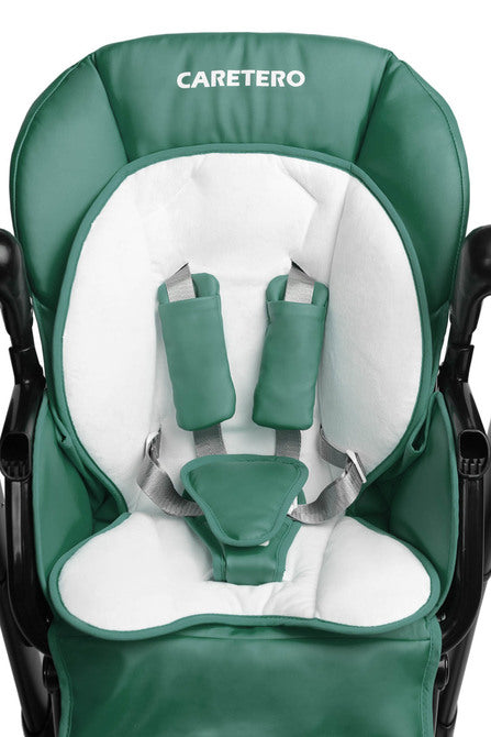 Столче За Хранене + Люлка шезлонг Indigo Black Green Caretero