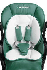 Столче За Хранене + Люлка шезлонг Indigo Black Green Caretero