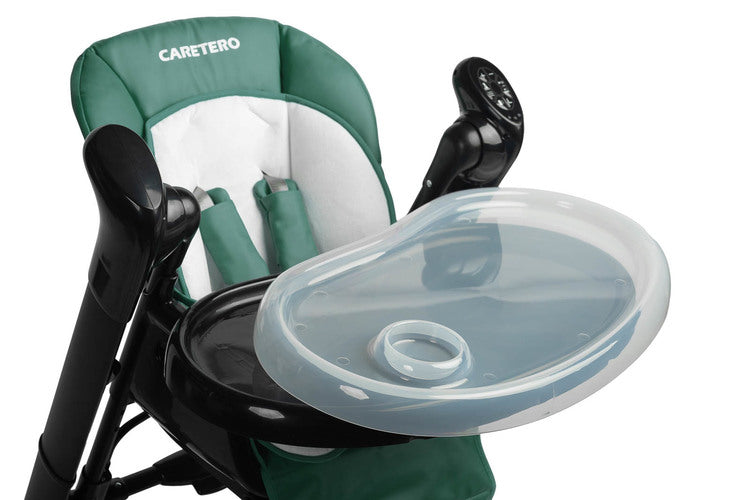 Столче За Хранене + Люлка шезлонг Indigo Black Green Caretero