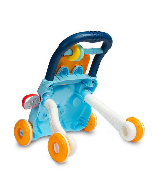 Educational Walker Zoo Pusher Blue Caretero Toyz