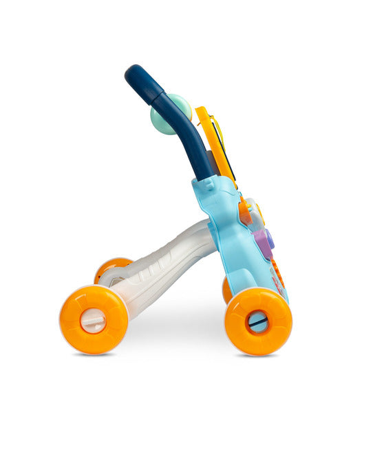 Educational Walker Zoo Pusher Blue Caretero Toyz