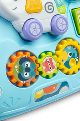 Educational Walker Zoo Pusher Blue Caretero Toyz