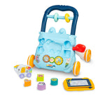 Educational Walker Zoo Pusher Blue Caretero Toyz