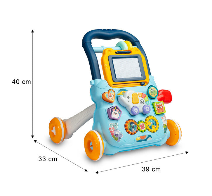 Образователна Проходилка Zoo Pusher Blue Caretero Toyz