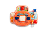 Educational Toy Racing Steering Wheel Pink Caretero Toyz