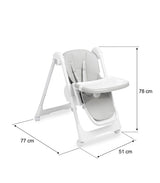 Highchair Megalo Light Grey Caretero