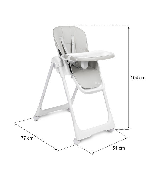 Highchair Megalo Light Grey Caretero