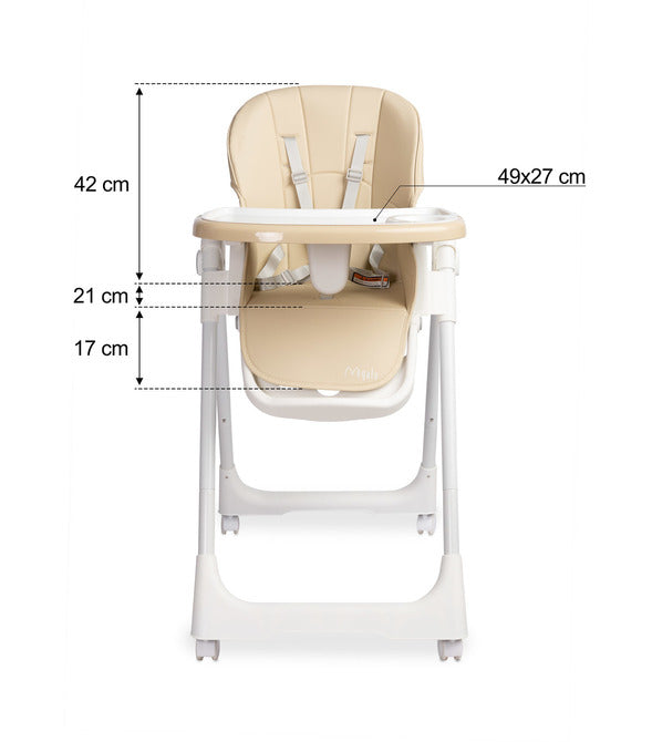 Столче За Хранене Megalo Beige Caretero