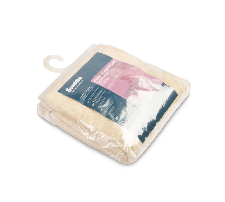 Rabbit Bath Towel 90x90cm Ecru 100% Cotton