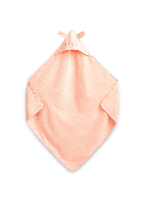 Rabbit Bath Towel 90x90cm Pink 100% Cotton