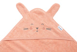 Rabbit Bath Towel 90x90cm Pink 100% Cotton