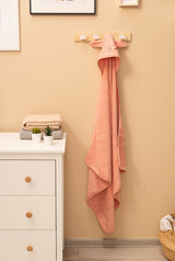 Rabbit Bath Towel 90x90cm Pink 100% Cotton