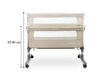 Lângă Mine Sleep2Gether Grey Caretero Cot