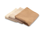 Scutece Muslină Uniforma Maro 3 Piese 60x80cm