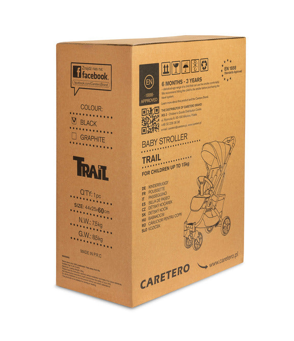 Количка Trail Black