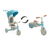 Tricycle And Balance Bike 2in1 Faro Blue Caretero Toyz