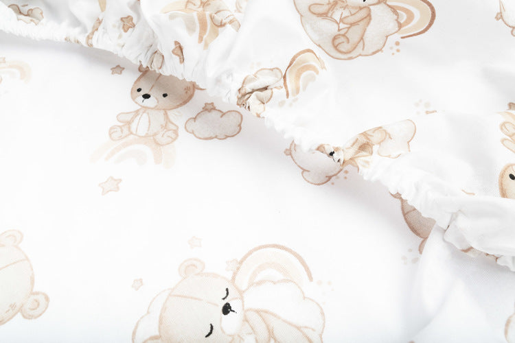Cearșaf de pat Rainbow Teddy 60 x 120 cm Sensillo
