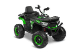 Battery-operated Quad Gigant Car Green Caretero Toyz