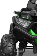 Battery-operated Quad Gigant Car Green Caretero Toyz