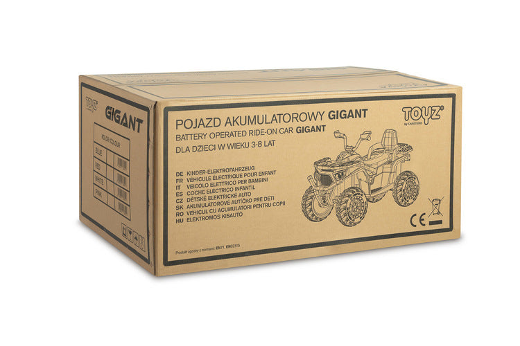 Battery-operated Quad Gigant Car Green Caretero Toyz