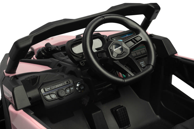 Jeep Maverick alimentat cu baterie roz deschis Caretero Toyz Atv/ Buggy