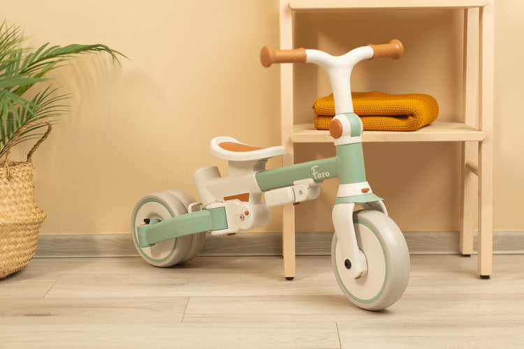 Триколка и баланиращо колело 2в1 Faro Green Caretero Toyz