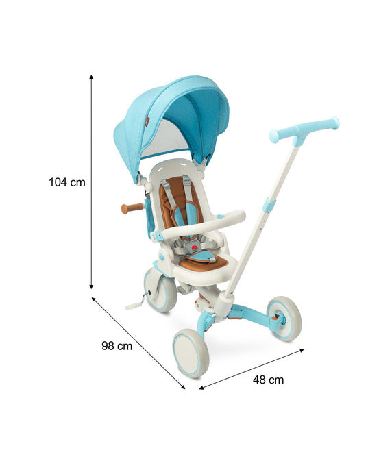 Триколка и баланиращо колело 2в1 Faro Green Caretero Toyz