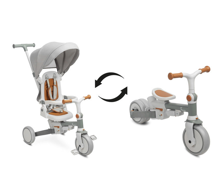 Триколка и баланиращо колело 2в1 Faro Grey Caretero Toyz