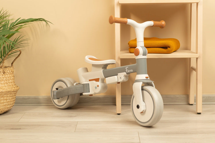 Триколка и баланиращо колело 2в1 Faro Grey Caretero Toyz