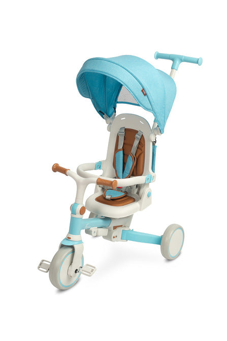 Tricicletă Și Bicicletă Balanstră 2 în 1 Faro Blue Caretero Toyz