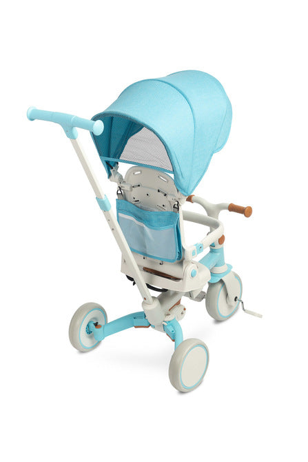 Tricicletă Și Bicicletă Balanstră 2 în 1 Faro Blue Caretero Toyz