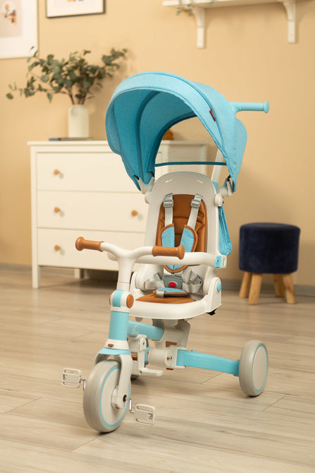 Tricycle And Balance Bike 2in1 Faro Blue Caretero Toyz