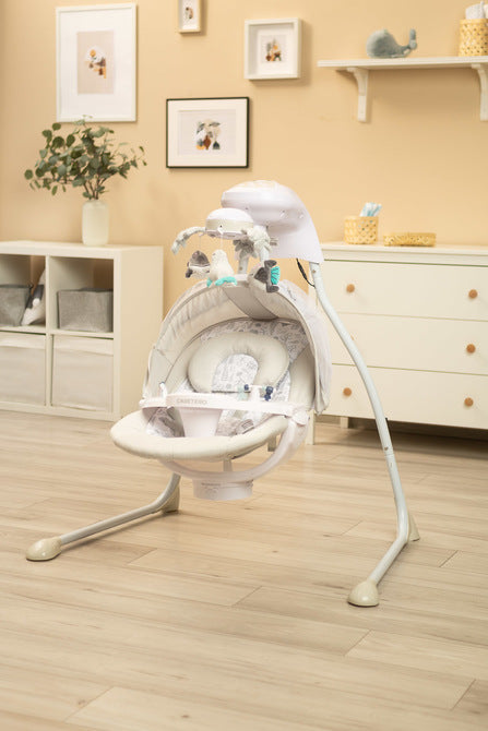 Електрическа Люлка Raffi Light Grey Caretero