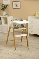 Столче За Хранене Triplo 3в1 Grey Caretero
