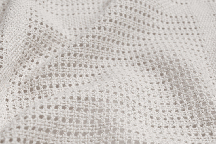 Blanket 100% Cotton Moli Light Gray Sensillo