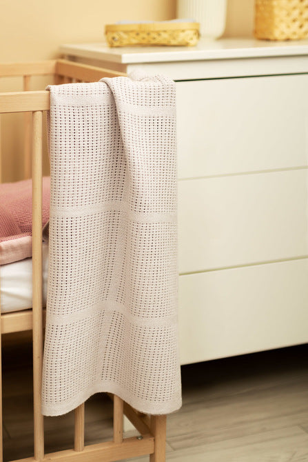 Blanket 100% Cotton Moli Light Gray Sensillo