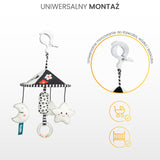 Stroller Toy Black-White Star Sensillo
