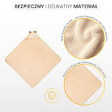 Prosop pentru bebeluși cu glugă 100x100 cm, câine, albastru, Sensillo