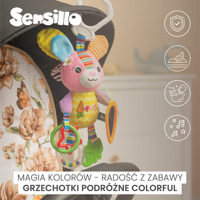 Играчка За Количка цветна Пеперуда Sensillo