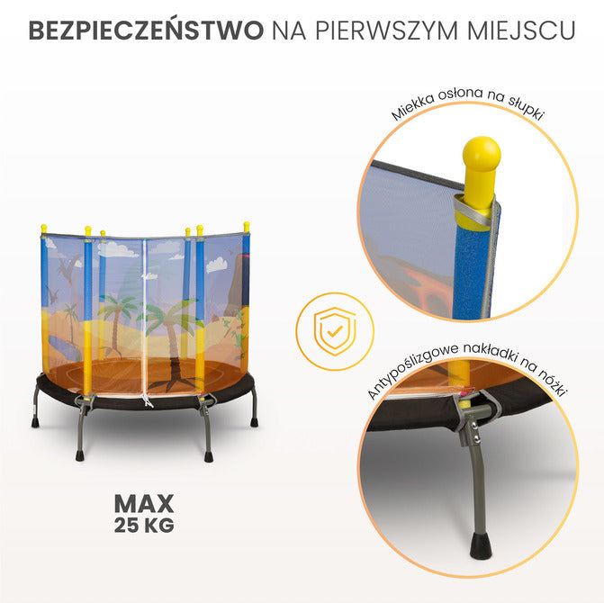 Trambulina pentru copii Dino Caretero Toyz